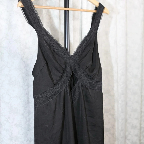 American eagle y2k black lace babydoll mini slip dress - Picture 2 of 5